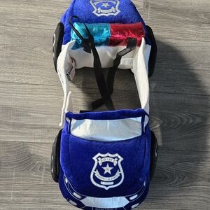 Kids Police Car Costume- Blue and Red Flashing Light.